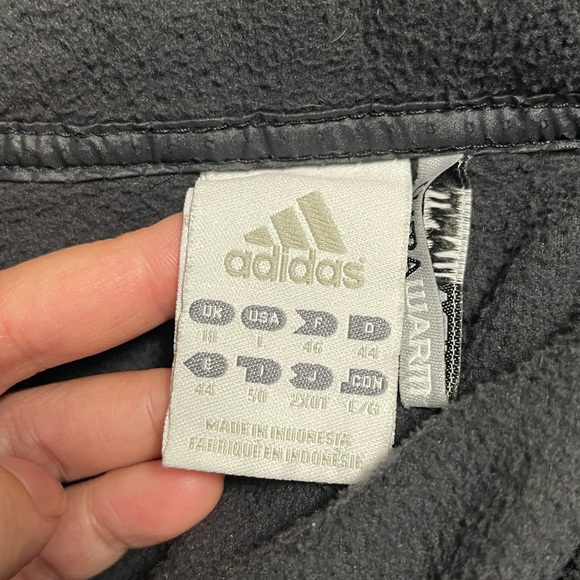 Adidas Climawarm Fleece Zip-up Jacket Size Large - Picture 7 of 8